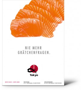 Tokyo Sushi Restaurant Plakat